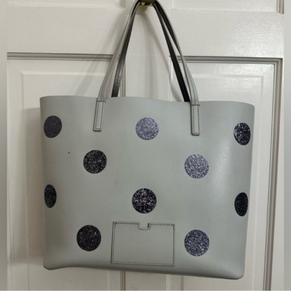 Kate Spade Dewey Street Little Len Glitter
Polka Dot Tote in Gray - Picture 4 of 13